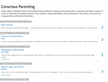 Tablet Screenshot of consciousparenting.blogspot.com