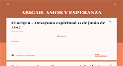 Desktop Screenshot of abigailamoryesperanza.blogspot.com