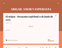 Tablet Screenshot of abigailamoryesperanza.blogspot.com