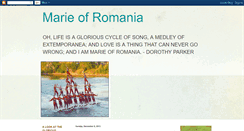 Desktop Screenshot of mariefromromania.blogspot.com