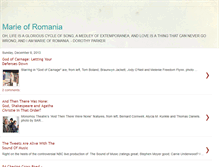 Tablet Screenshot of mariefromromania.blogspot.com