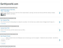 Tablet Screenshot of earthlyworld.blogspot.com