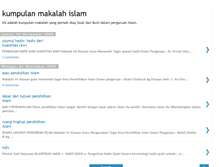 Tablet Screenshot of khoirulyudislam.blogspot.com