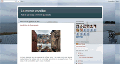 Desktop Screenshot of lamenteescribe.blogspot.com