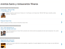 Tablet Screenshot of baresrestaurantesvinaros.blogspot.com