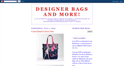 Desktop Screenshot of designerbagsandmore.blogspot.com