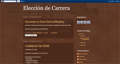 Desktop Screenshot of elecciondecarrera-fime.blogspot.com