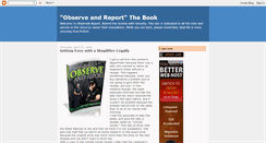 Desktop Screenshot of observeandreport.blogspot.com