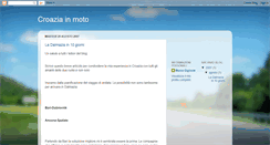 Desktop Screenshot of croaziainmoto.blogspot.com