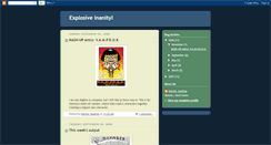 Desktop Screenshot of explosiveinanity.blogspot.com