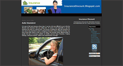 Desktop Screenshot of insurancediscount.blogspot.com