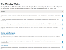 Tablet Screenshot of mondaywalks.blogspot.com