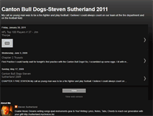 Tablet Screenshot of cantonbulldogs.blogspot.com