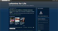 Desktop Screenshot of lefemineforlife.blogspot.com