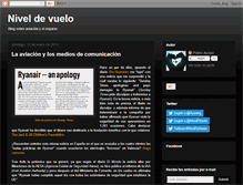 Tablet Screenshot of nivel-de-vuelo.blogspot.com