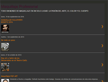 Tablet Screenshot of maquillajefantasia.blogspot.com