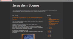 Desktop Screenshot of jerusalemscenes.blogspot.com