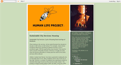 Desktop Screenshot of humanlifeproject.blogspot.com