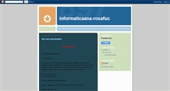 Desktop Screenshot of informaticaana-rosafuc.blogspot.com