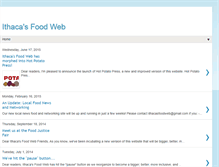 Tablet Screenshot of ithacasfoodweb.blogspot.com