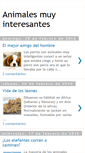 Mobile Screenshot of animalesmuyinteresantes.blogspot.com