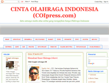 Tablet Screenshot of cinta-olahraga-indonesia.blogspot.com