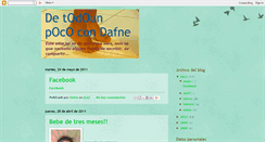 Desktop Screenshot of detodounpococondafne.blogspot.com