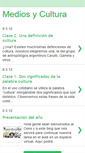 Mobile Screenshot of mediosycultura.blogspot.com