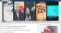 Desktop Screenshot of kristyfordfitness.blogspot.com