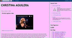 Desktop Screenshot of christiaguilera.blogspot.com