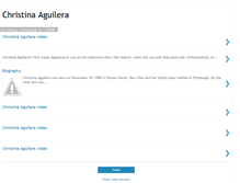 Tablet Screenshot of christiaguilera.blogspot.com