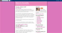 Desktop Screenshot of diaryofadevoushka.blogspot.com