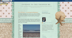 Desktop Screenshot of journeytothethinnerme.blogspot.com