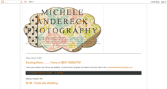 Desktop Screenshot of micheleandereckphotography.blogspot.com