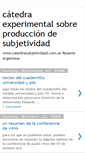 Mobile Screenshot of catedrasubjetividad.blogspot.com