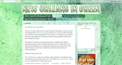 Desktop Screenshot of neworleansingreen.blogspot.com