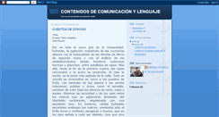 Desktop Screenshot of contenidosdecomunicacionylenguaje.blogspot.com
