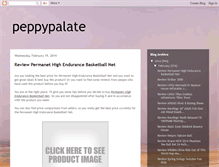 Tablet Screenshot of peppypalate.blogspot.com