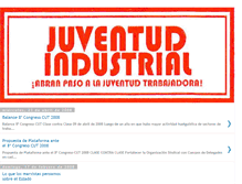 Tablet Screenshot of juventudindustrial.blogspot.com