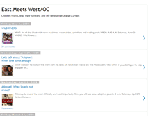 Tablet Screenshot of eastmeetswestinoc.blogspot.com