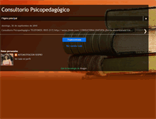 Tablet Screenshot of consultoriopsicopedaggico.blogspot.com