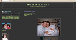 Desktop Screenshot of fransefamily.blogspot.com