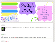 Tablet Screenshot of fromshellysbelly.blogspot.com