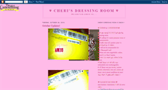 Desktop Screenshot of cherisdressingroom.blogspot.com