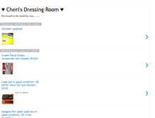 Tablet Screenshot of cherisdressingroom.blogspot.com