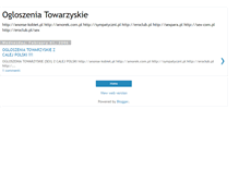 Tablet Screenshot of ogloszenia-towarzyskie.blogspot.com