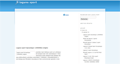 Desktop Screenshot of lagunasport-46.blogspot.com