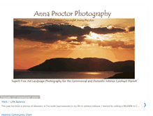 Tablet Screenshot of annaproctorphotography.blogspot.com