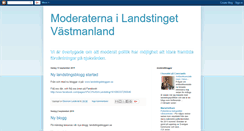 Desktop Screenshot of ltvmoderaterna.blogspot.com