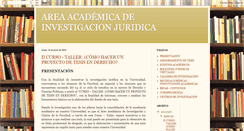 Desktop Screenshot of investigacionjuridicauigv.blogspot.com